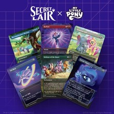 MTG Secret Lair x My Little Pony: Friendship is Magic SEALED-non foil. +BONUS