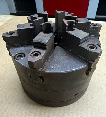 Bison 4 Jaw Manual Lathe Chuck, Manual Operation, A2-6 Mount, MPN 017-300-200