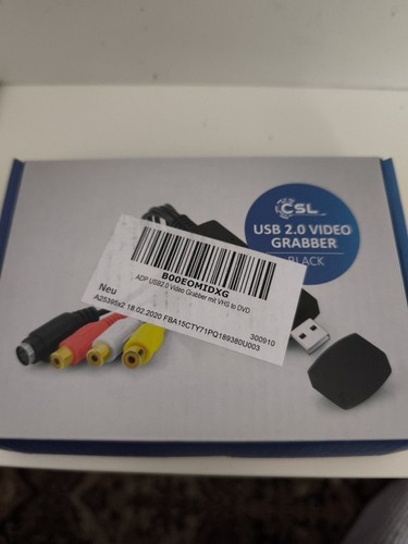 USB 2.0 Video Grabber Black - Bild 1 von 2