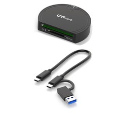 P P CFast 2.0/SD Memory Card Adapter USB3.2 Gen2 High Speed Card Reader 10Gbps d