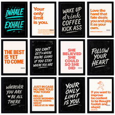 Motivational Vinyl Fridge Magnets – Inspiring Home Decor with Positive Quotes