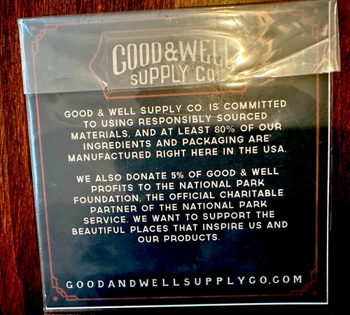 Vintage - NEU Protect America's National Parks - gewebter Aufnäher - Good & Well Supply Co - Bild 2 von 2