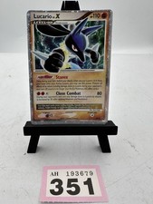 Lucario LV. X DP12 Diamond & Pearl Black Star Promo Pokemon Card PLAYED