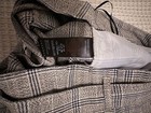 Topshop Womens Cotton Blend Plaid High-Rise Tapered Pants Gray Size 8 — photo 9