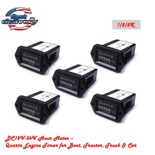DC12V 24V 36V Hour Meter   Quartz Engine Time...