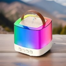 Mini Karaoke Machine for Kids Adults, Portable Bluetooth Speaker with 1 Wireless