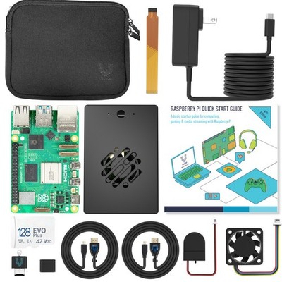 VILROS Raspberry Pi 5 Starter Kit 8GB RAM, 128GB Storage