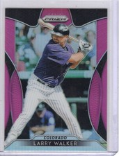 2019 Panini Prizm Pink Prizm #296 Larry Walker Colorado Rockies