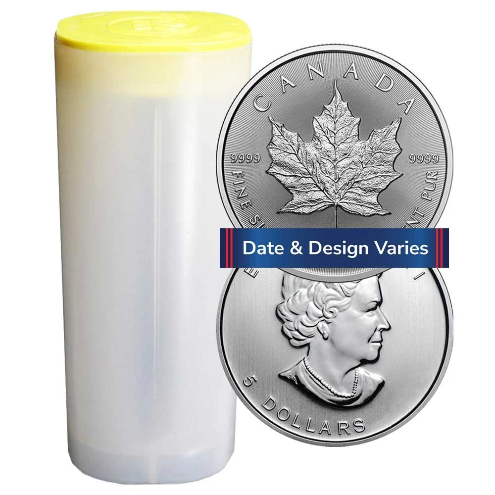 Canadian Maple Leaf Business Ungraded Silver Bullion Coins for