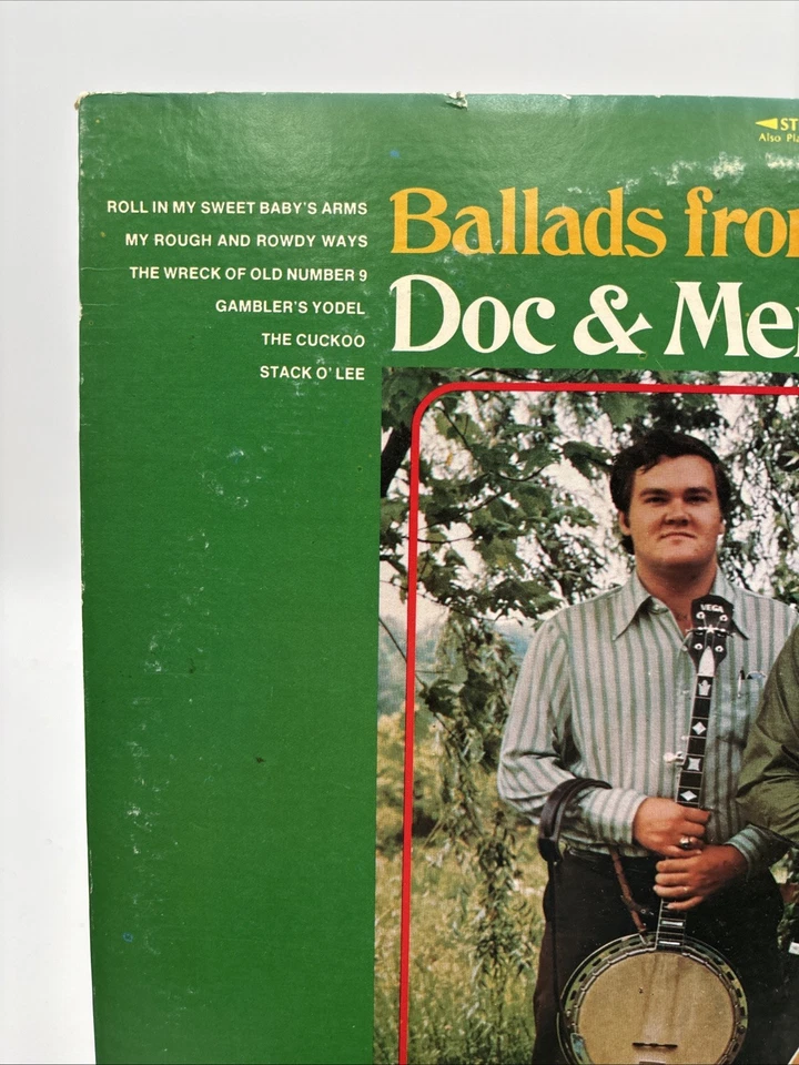 Doc & Merle Watson-Ballads From Deep Gap-Vanguard Records VSD 7676 1971 NM/VG+ - Image 2 of 4
