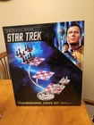 Star Trek Tri-dimensional 3D Chess Set NOBLE COLLECTIONS New Open Box