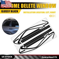 Chrome Delete Precut Vinyl Overlay Gloss Black For Jeep Grand Cherokee 2011-2021 Chrome Delete Precut Vinyl Overlay Gloss Black For Jeep Grand Cherokee 2011-2021