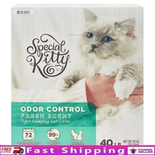 Scoopable Cat Litter Tight Clumping Fresh Scent 99 Dust Free Odor Control 40lb