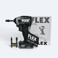 FLEX  24V  1/4in  Quick Eject Hex Impact Driver, 2,500 In-Lbs Torque, FX1371A 🔥