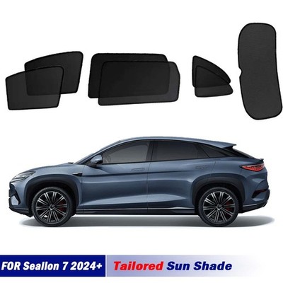 Tailored Sun Shades For BYD sealion7 EV 2024+ Front Rear Back Windows Sun Blind