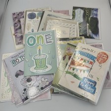Lot Of New Greeting Cards -35 Birthday, Get Well, Sympathy, Friendship, Goodbye