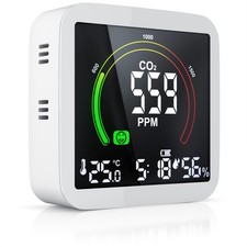 - CO2 Detector, Co2 Monitor Carbon Dioxide Detector Alarm, Co2 Sensor