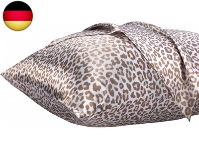Lirex 2er Set Satin Kissenbezug 40x80cm mit Reißverschluss, Weich wie Seiden