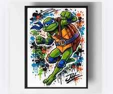 A4 Glossy Art Print - Leonardo (Ninja Turtles)  - No Frame