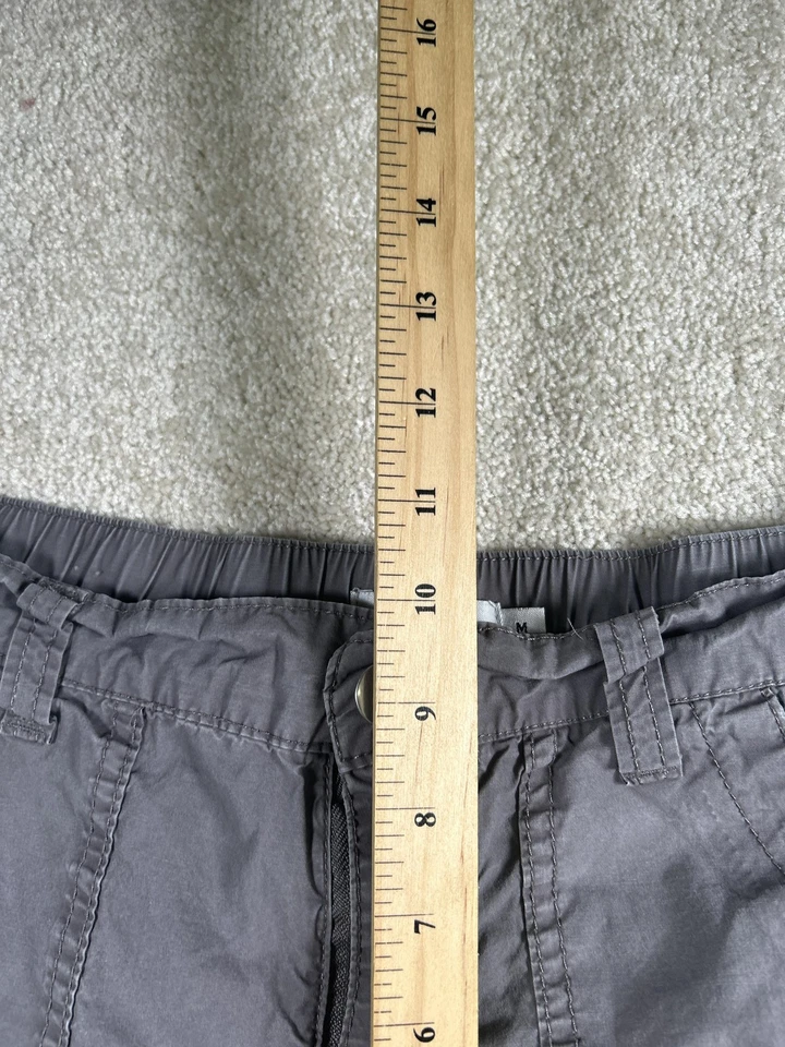Pantalones cargo Rue21 para mujer talla M grises bolsillos utilitarios 100 % algodón exterior Gorpcore Foto 3 de 4