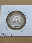 1956 D Silver Washington Quarter Dollar 25 Cents 25C Circulated
