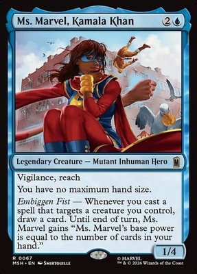 Ms. Marvel Kamala Khan Marvel Super Heroes Magic: The Gathering MTG