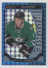 2015-16 O-Pee-Chee Platinum Marquee Rookies Blue Cubes 30/75 Mattias Janmark y9k