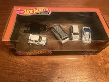 HOT WHEELS PREMIUM Diorama Rally Set MG Metro Lancia Delta HW Hauler Ford RS200