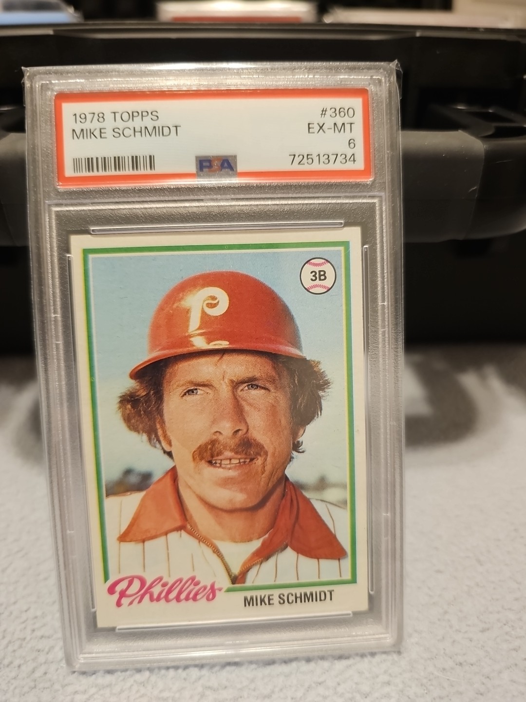 MIKE SCHMIDT 1978 Topps # 360 HOF PSA 6 HOF MVP 500 HR