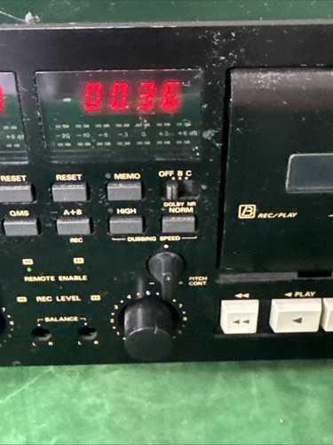 Marantz PMD510 U Fully Independent Double Cassette Deck w/ Power Cord Parts Read - Picture 7 of 15