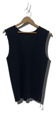 HOMME PLISSE ISSEY MIYAKE Pleated V-Neck Top Size 3 HP55JE510