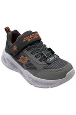 Skechers Kid's Boy Meteor Lights Krendox Sneakers Charcoal/Gray
