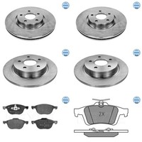 Meyle Bremsscheiben + BelÄGe Vorne + Hinten Passend FüR Ford Focus 3 III MK3