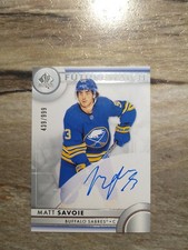 Matt Savoie Future Watch Auto Auto /999 2023-24 SP Authentic