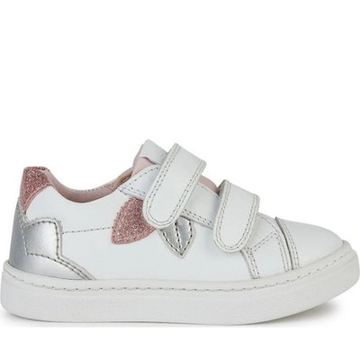 Nashik Sneakers White Silver Geox B453HC 085NF C0007