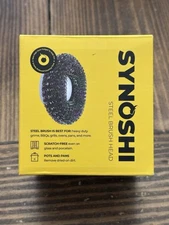 Synoshi Electric Spin Scrubber Replacement Steel Brush Heads 2 Pack New
