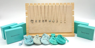 Lotto di 10 accessori collana originali Tiffany &Co. SV925 con scatola/sacchetto antipolvere V100154