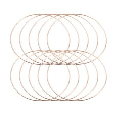 10 Pcs Iron Round Dreamcatcher Hoop Metal Craft Accessories 6.5 cm