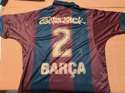 Travis Scott Nike FC Barcelona Retro 00/01 Skeleton Home Jersey | eBay