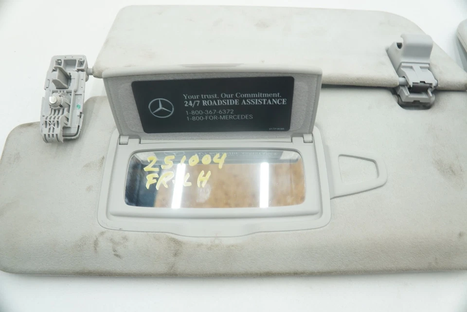 Set Driver Passenger Sun Visor Shade Mirror 2228109500 Mercedes S63 S550 W222 - Image 2 of 4