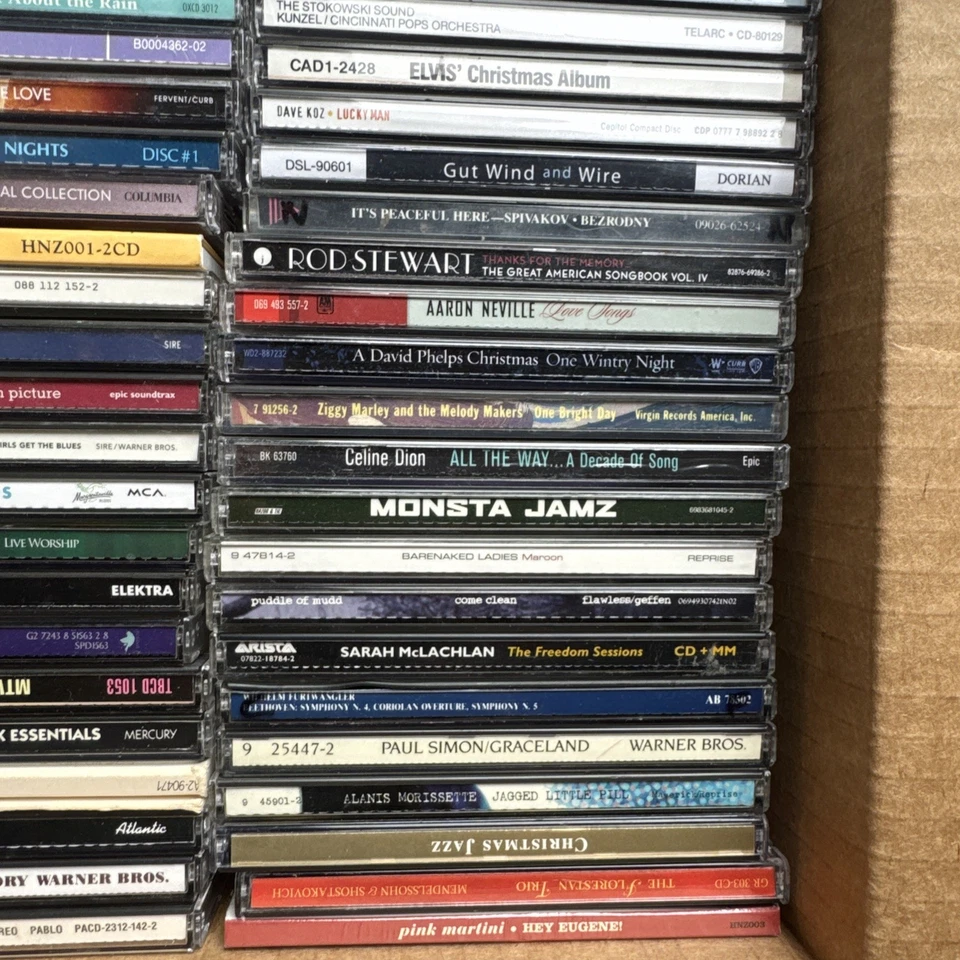 Huge Music CD Lot 100+ CDs Various Artist & Genres Jazz, Rock, Pop, NICE! Foto 3 de 4