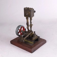 Tich Machine à Vapeur vive verticale steam engine vintage marine