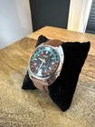 Rare Seiko GMT Navigator Timer Automatic 6117-6410 Date Black Vintage Watch Men