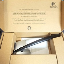 NEW in Box Logitech Microphone 981-000246 USB Desktop Wired Black Silver Basic