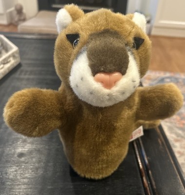 It s All Greek To Me Mountain Lion Cougar Cub Hand Puppet Plush