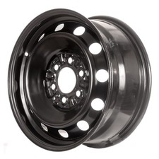 12-hole Black 17x7.5 Steel Factory Wheel - Replica