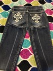 Zana Di Bootcut Women's Jeans Size 5 Dark Wash Embroidered Pockets — photo 4