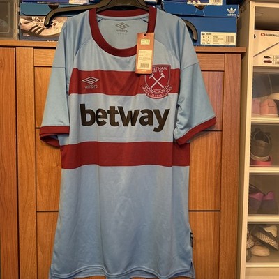 Neu mit Etikett West Ham United Auswärtstrikot 2020/21 125 Jahre Jubiläum - Größe L 