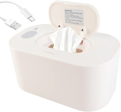 White, 7.87x4.72x3.74in, Car & Travel, Constant Temperature USB Powered Wipes
