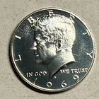 1969-S Kennedy half dollar. 40% silver gem PROOF 1/2$.  #q7